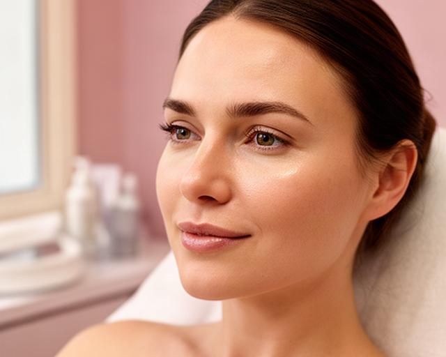 Pelle luminosa dopo un trattamento viso in una cabina estetica luminosa a Lucca